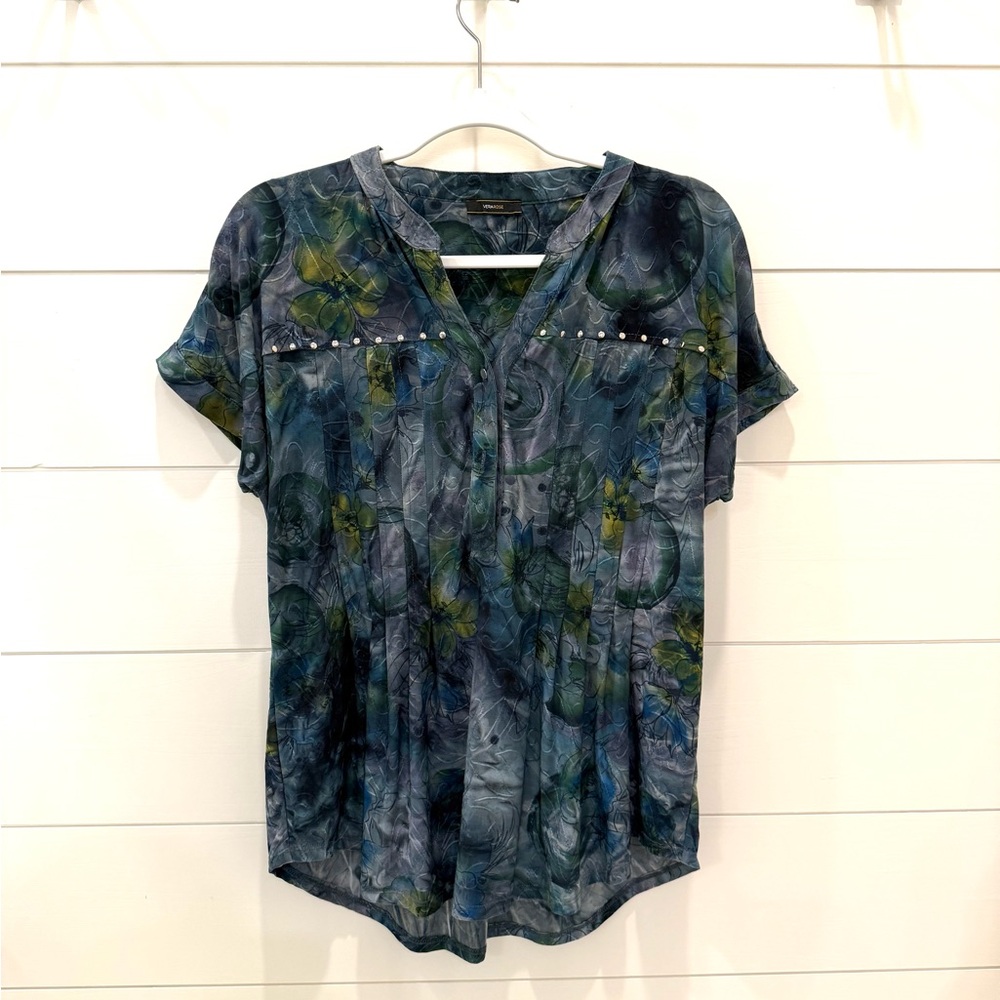 Women's Blue Green Top